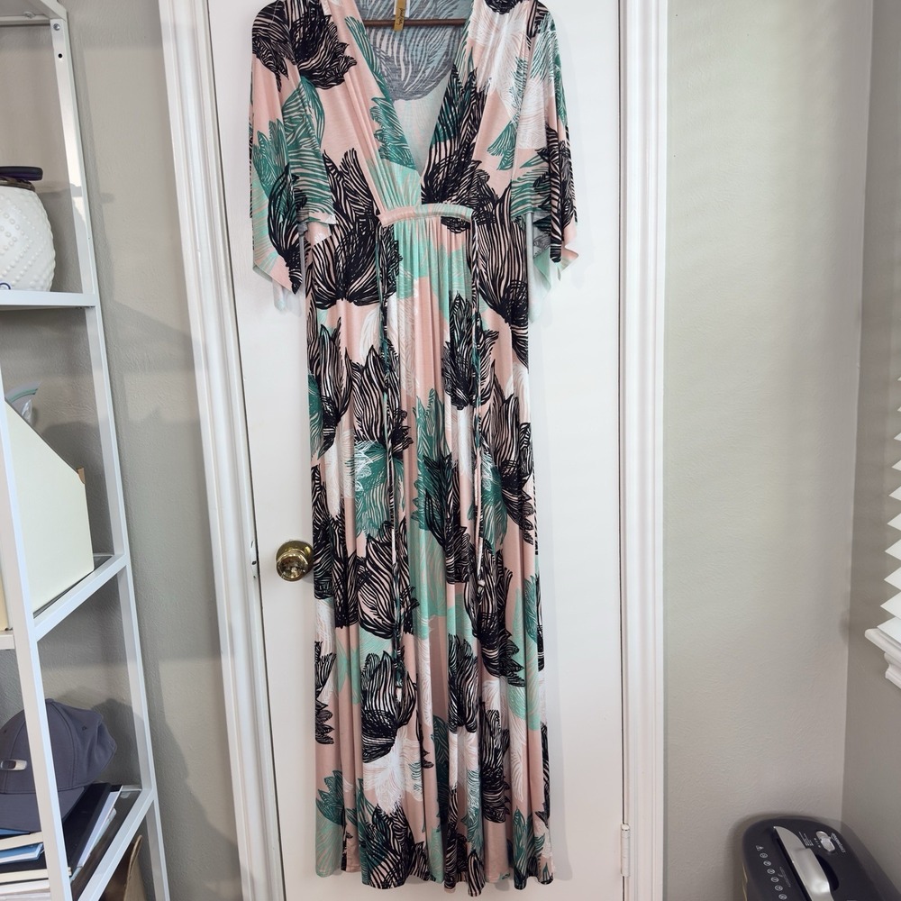 Rachel Pally S Caftan Tropical Maxi Dress Maternity Vacation Resort Hawaiian